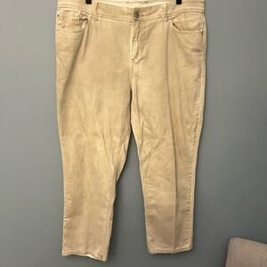 Chico’s Platinum Tan Jeans